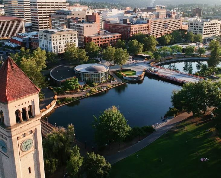 Photo of Spokane Area, courtesy Unsplash
