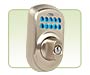 Electronic locks and mechanical pushbutton door locks.