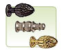 Decorative Stair Rod Finials