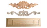 decorative wood carvings and carved appliques
