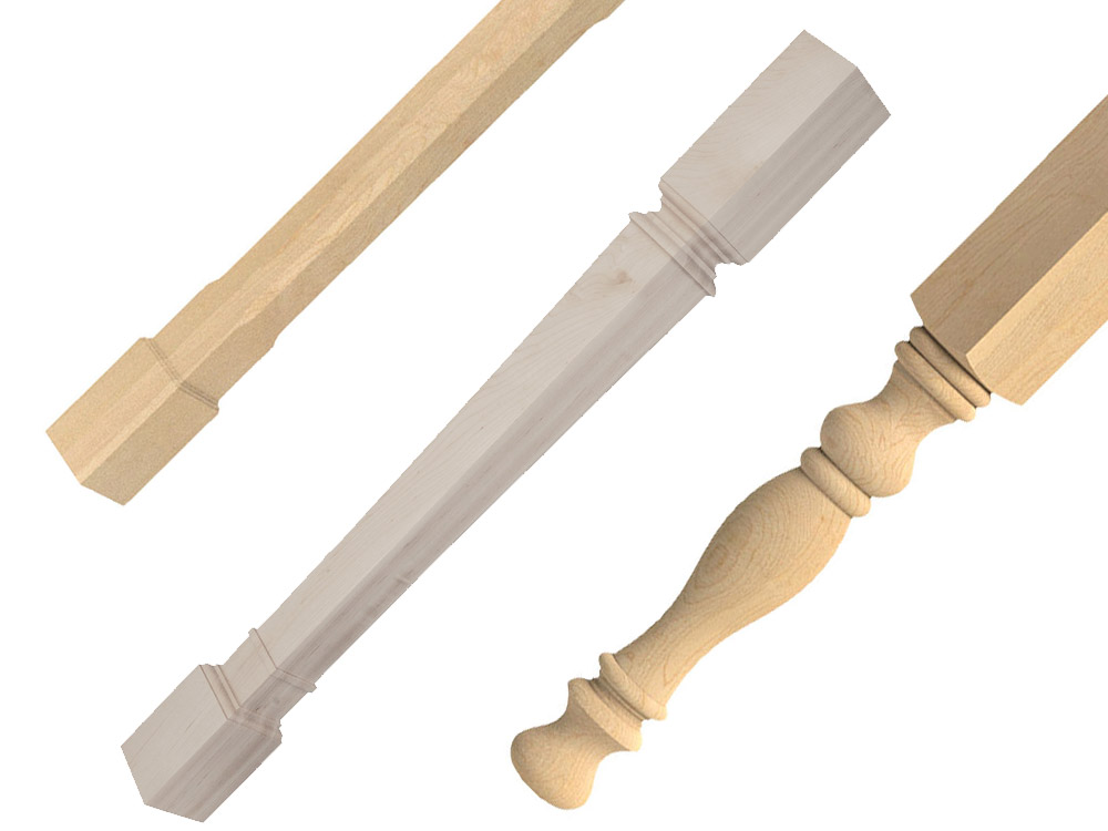 decorative wood turnings and spindles