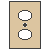 Single Duplex Outlet Covers